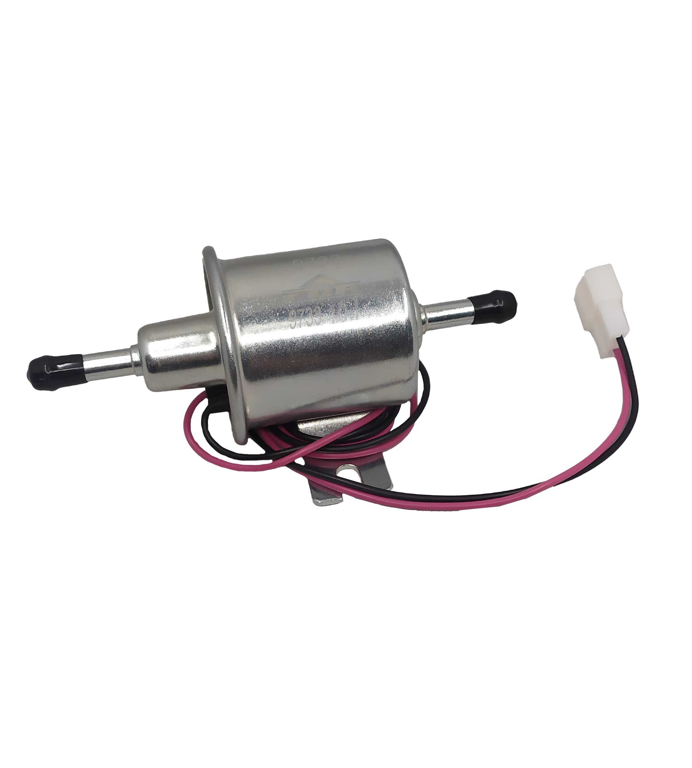 TTParts HEP02A Universal 12V Heavy Duty Electric Fuel Pump Metal Solid Petrol 12 Volts Replacement For Motorcycle Carburetor ATV Trucks Boats For Gasoline or Diesel Engine